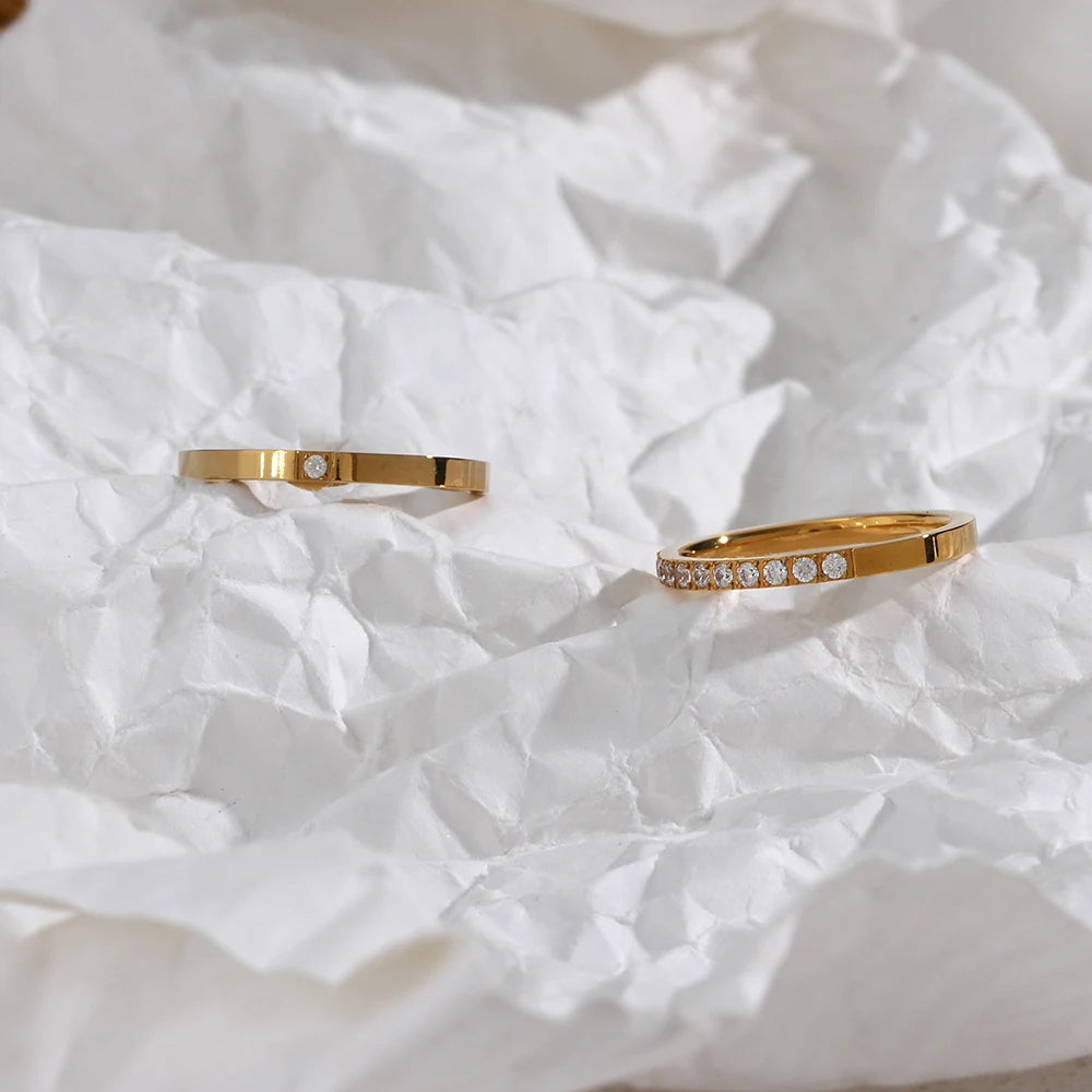 The Auralia Twin Stacking Rings by Vexa - RING - Vexa
