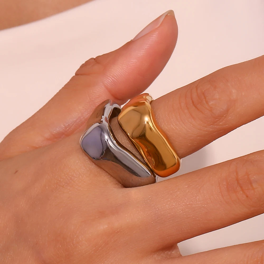 The Vanguard Geometric Square Ring by Vexa - RING - Vexa