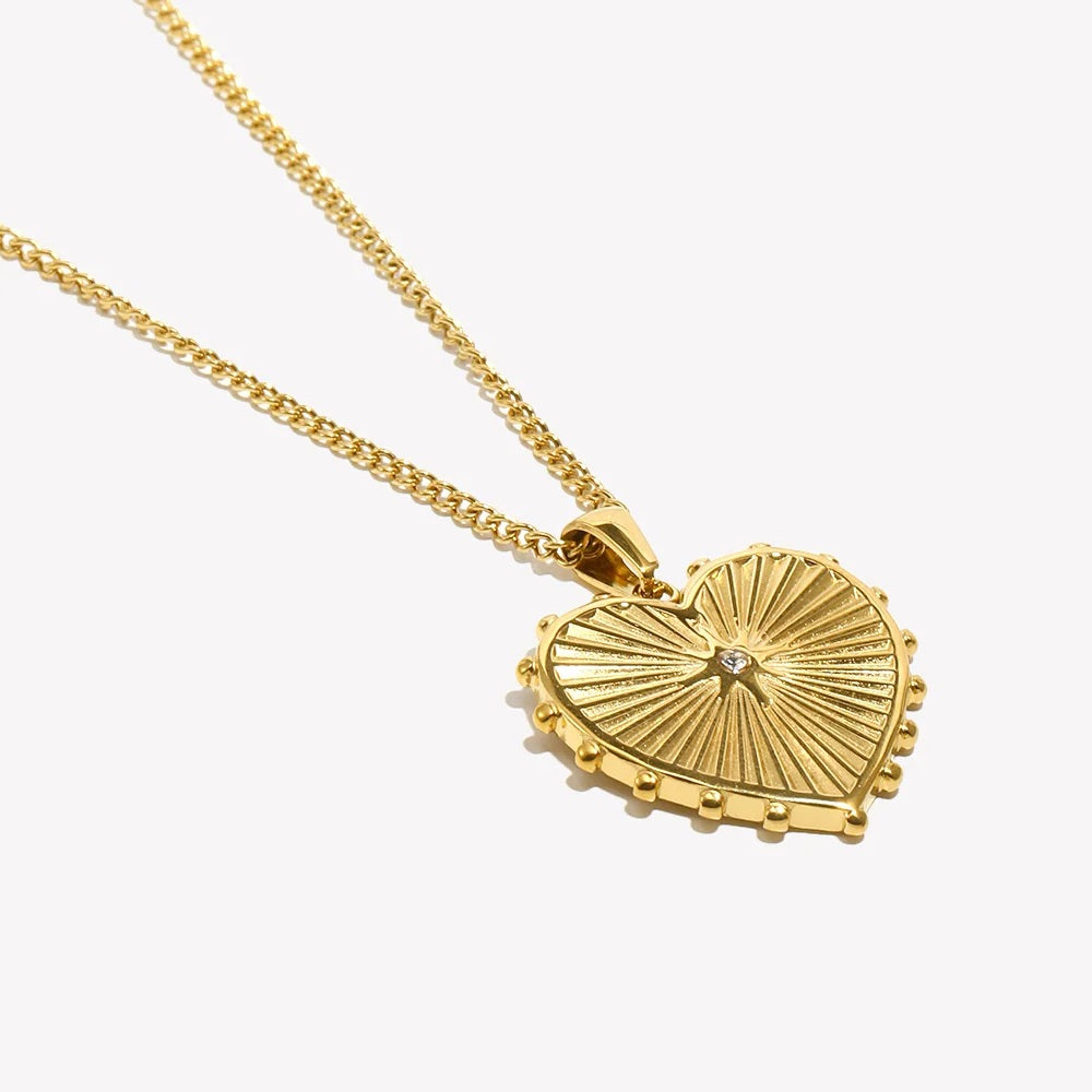 The Radiant Heart Medallion by Vexa - necklace - Vexa