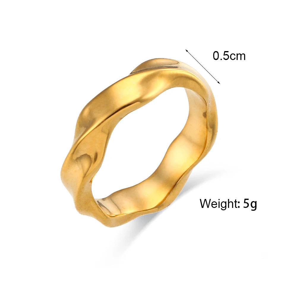 The Tidal Waterwave Twist Ring by Vexa - RING - Vexa