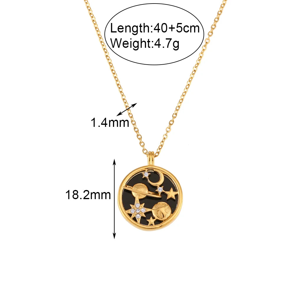 The Astra Celestial Shell Necklace by Vexa - necklace - Vexa