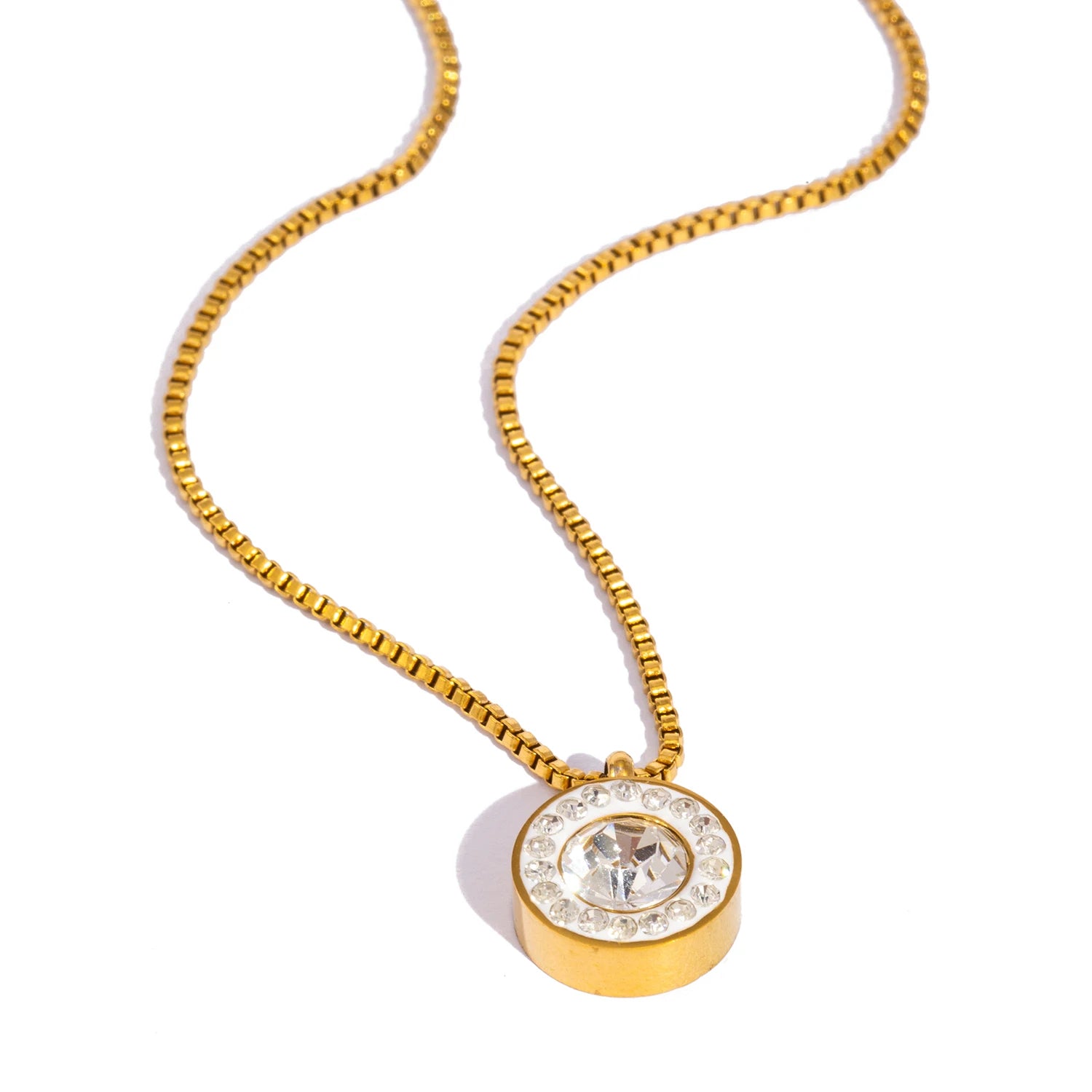The Dazzling CZ Sparkle Pendant Necklace by Vexa - necklace - Vexa