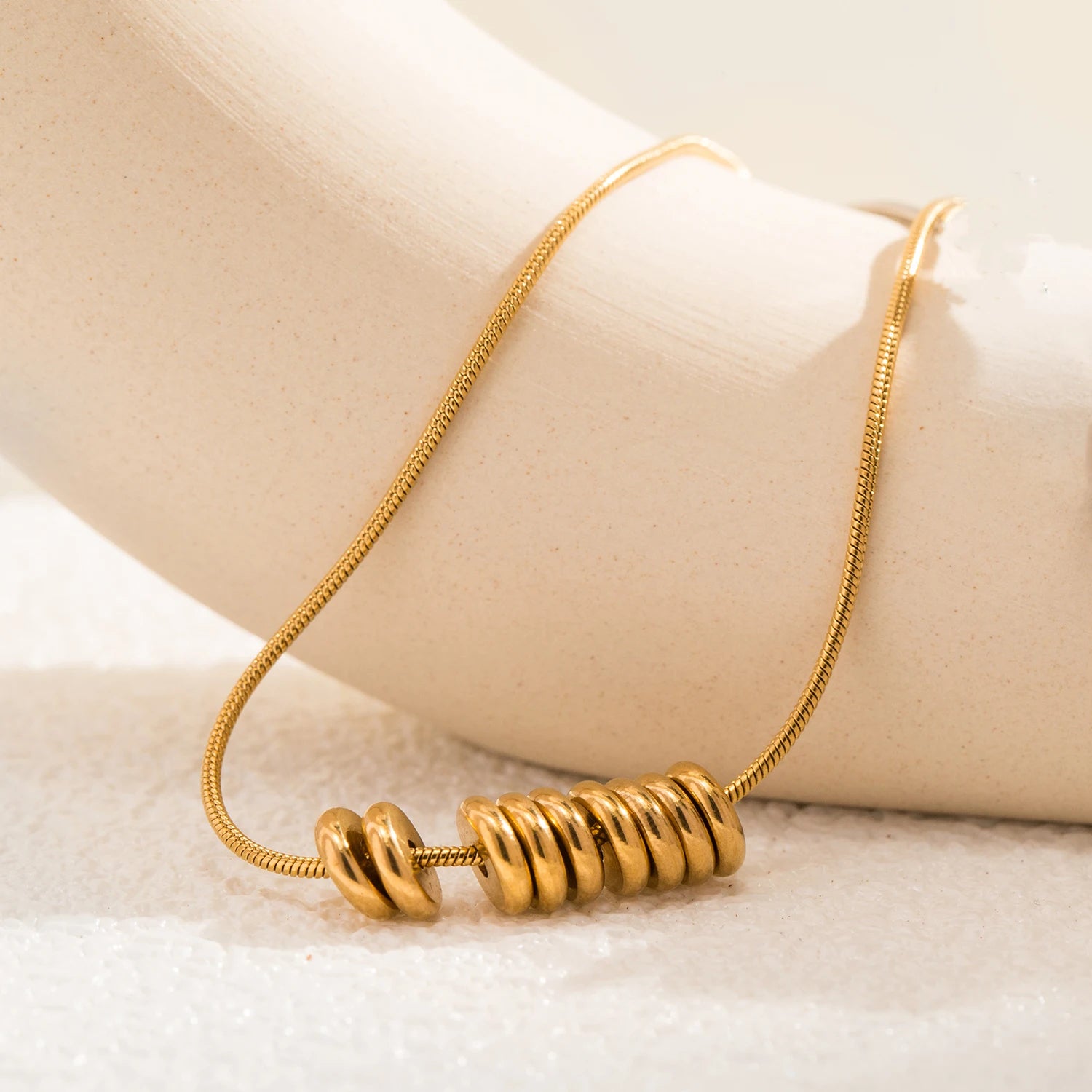 The Lumina Bead Pendant Necklace by Vexa - necklace - Vexa