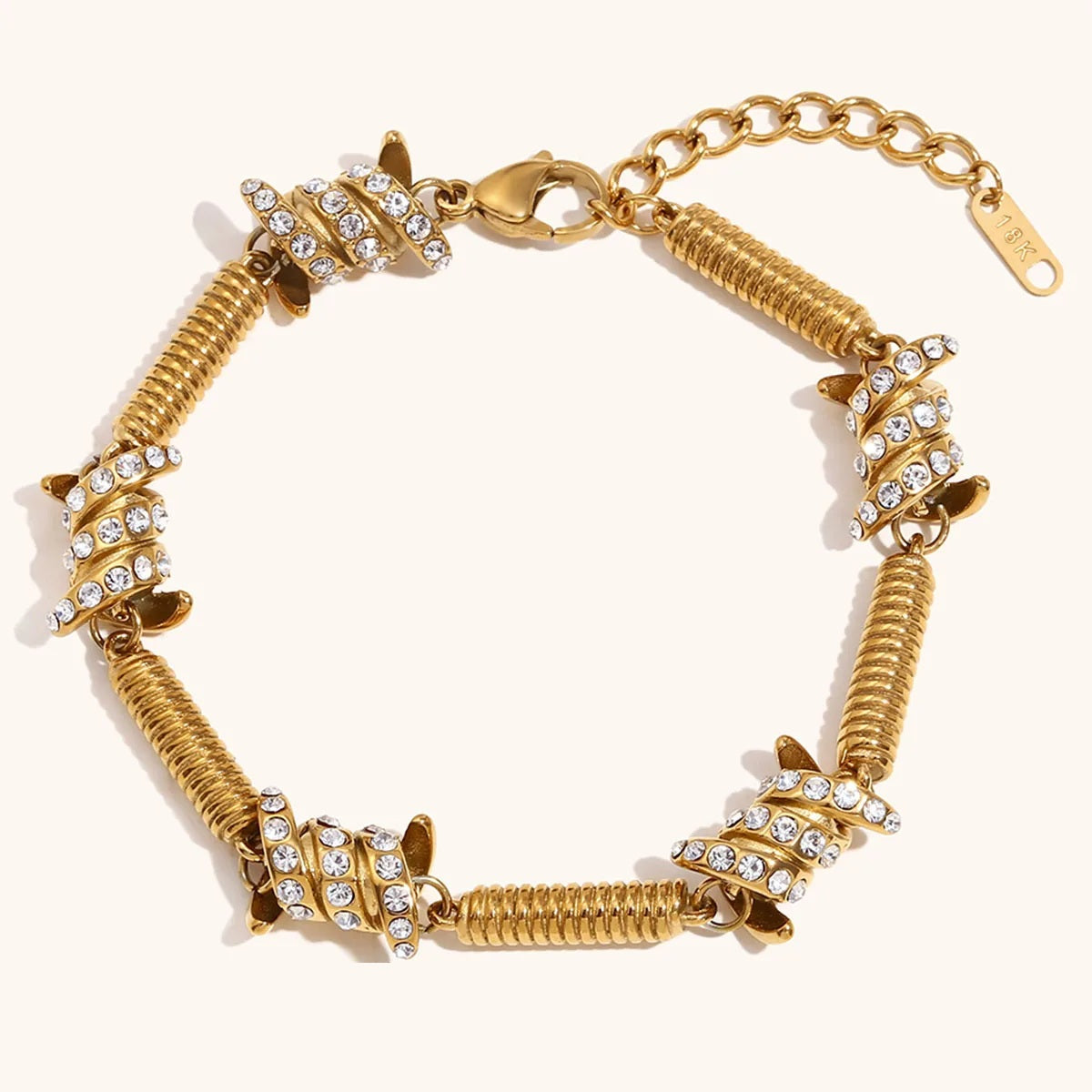 The Radiance Spring Knot Zirconia Bracelet by Vexa - Bracelet - Vexa