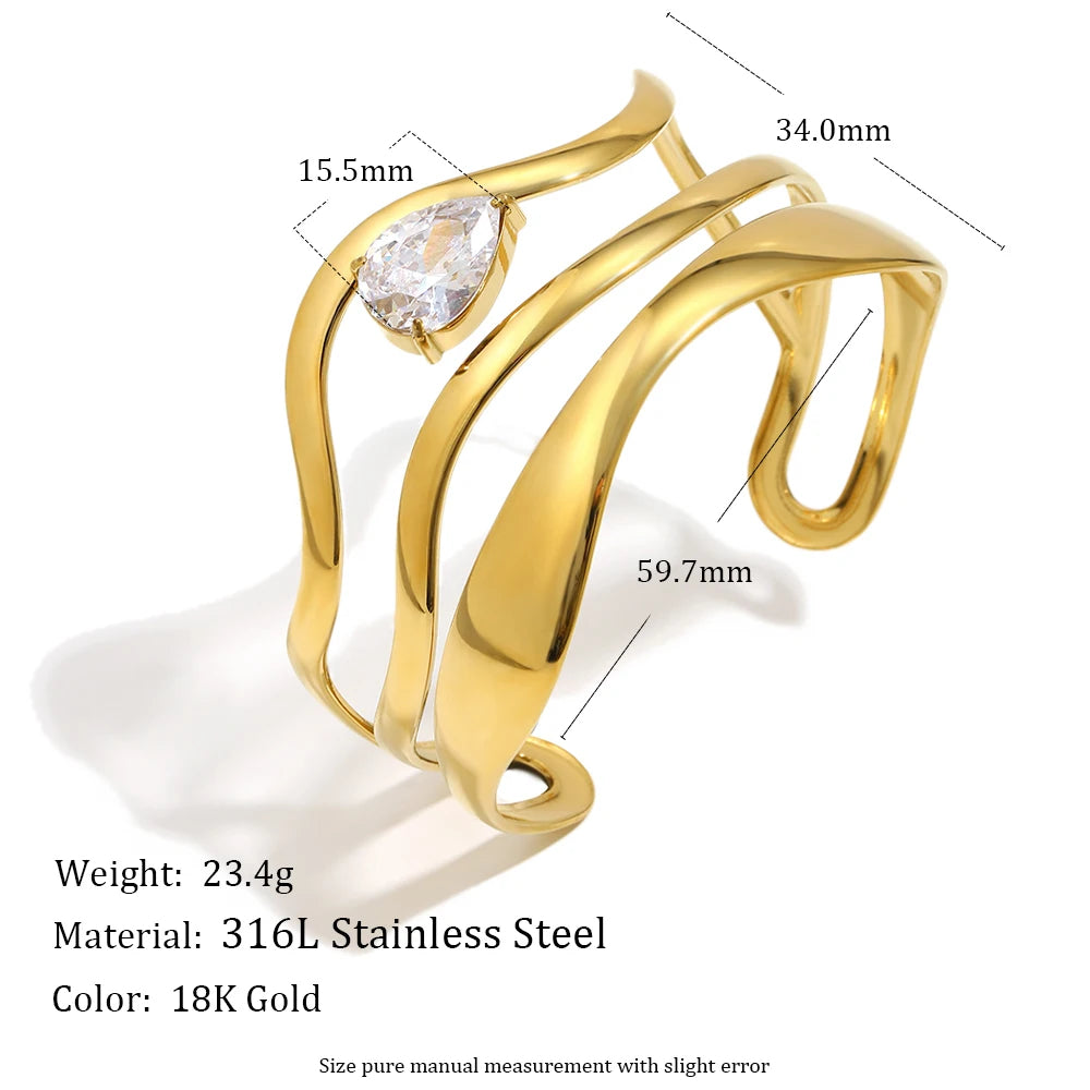 The Lariat Cascade Bracelet by Vexa - Bracelet - Vexa