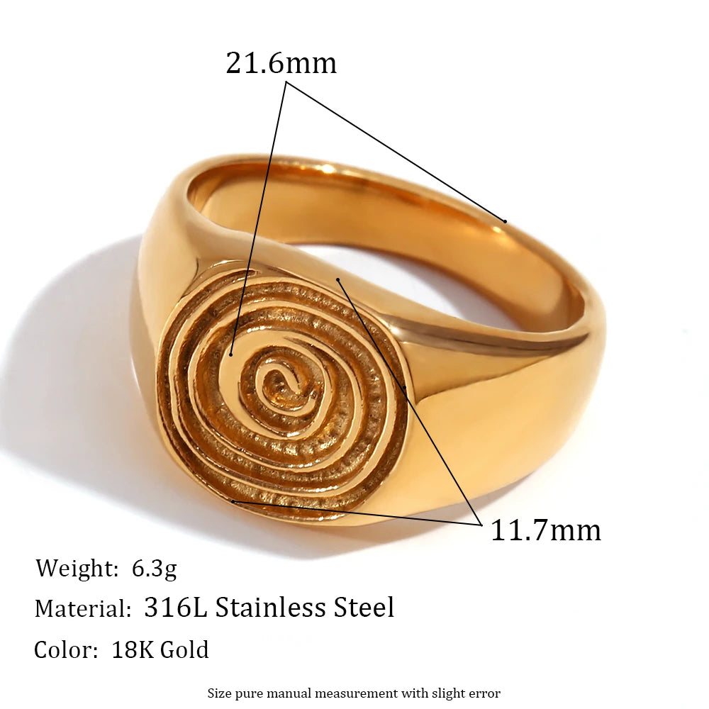 The Felix Quirky Signet Ring by Vexa - RING - Vexa