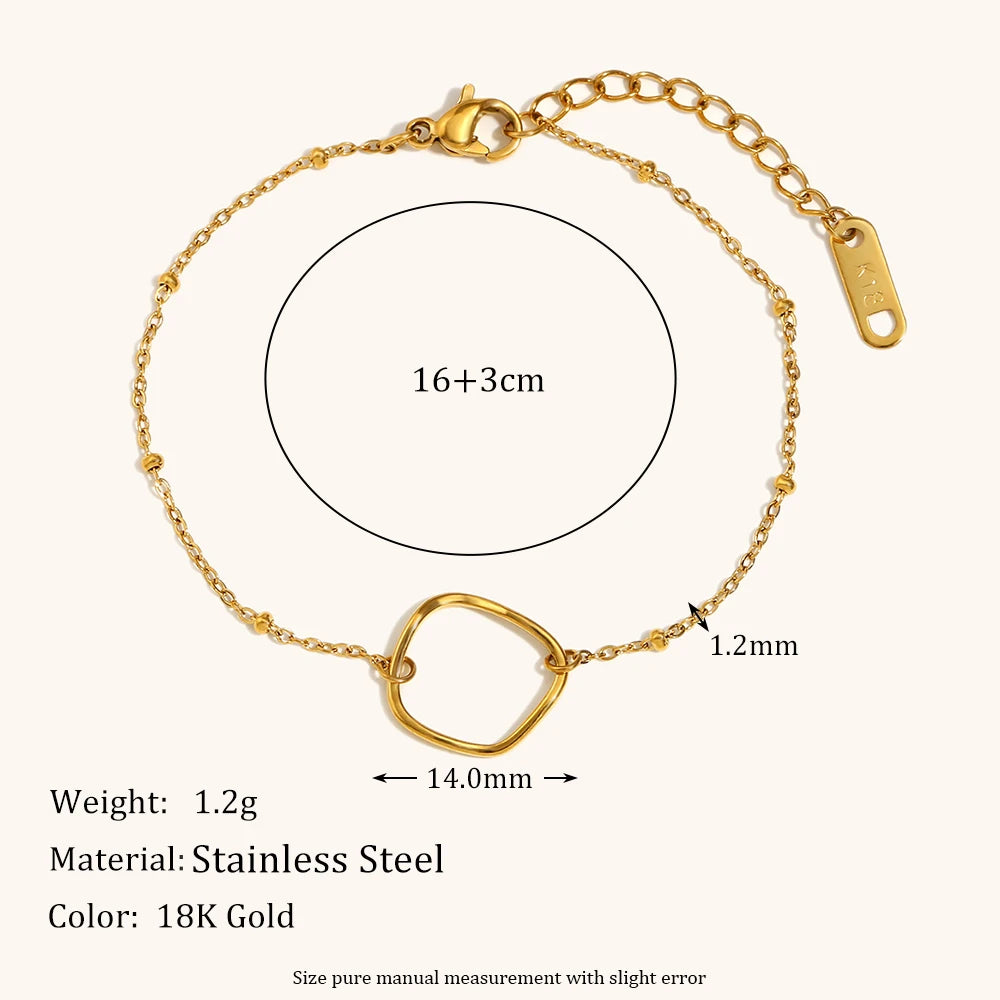 The Solstice Irregular Circle Bracelet by Vexa - Bracelet - Vexa