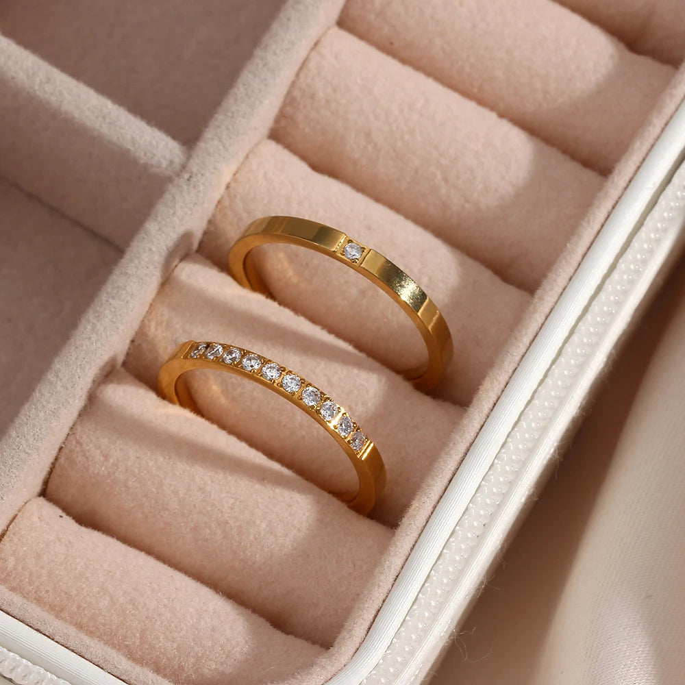 The Auralia Twin Stacking Rings by Vexa - RING - Vexa