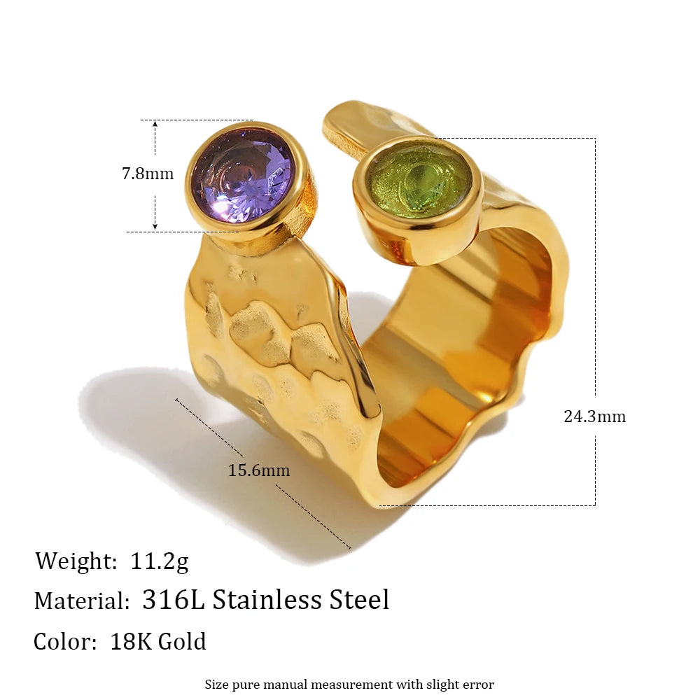 The Chroma Artisan Open Ring by Vexa - RING - Vexa