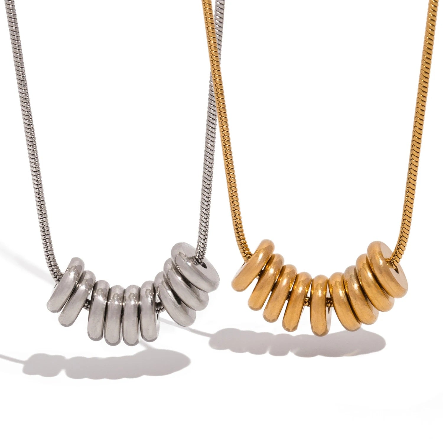 The Lumina Bead Pendant Necklace by Vexa - necklace - Vexa