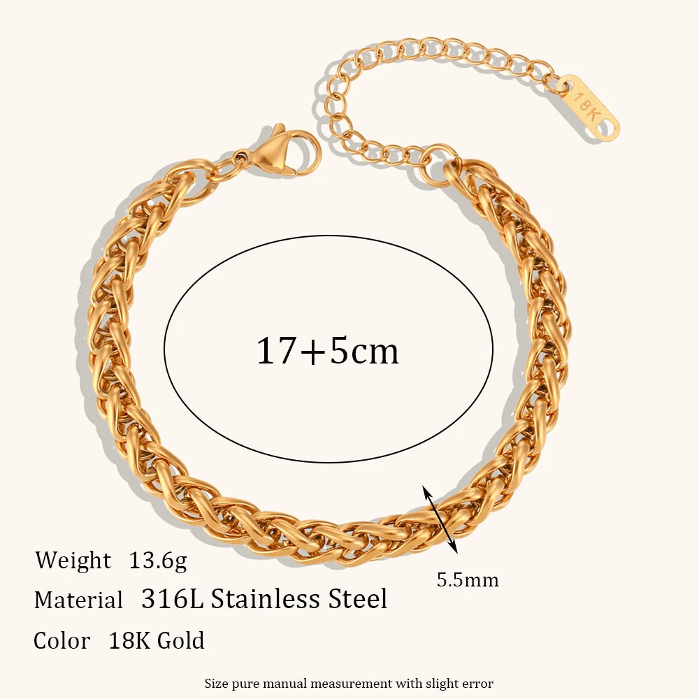 The Amara Flower Basket Chain Bracelet by Vexa - Bracelet - Vexa