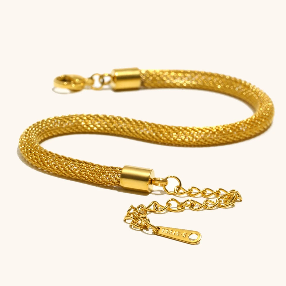 The Aurelia Round Mesh Chain Bracelet by Vexa - Bracelet - Vexa