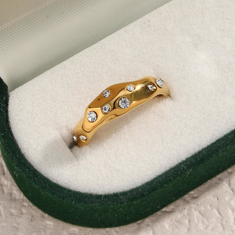 The Lyra Irregular Snake Ring by Vexa - RING - Vexa
