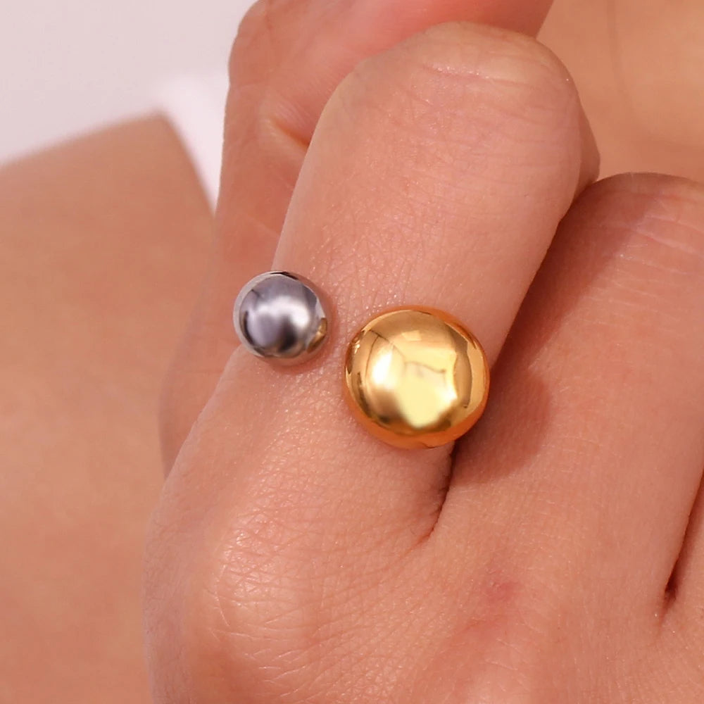 The Harmony Two - Tone Dome Ring by Vexa - RING - Vexa