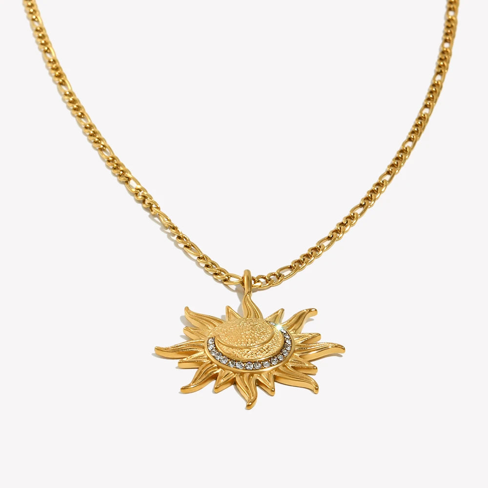 The Solstice Moon Medallion by Vexa - necklace - Vexa