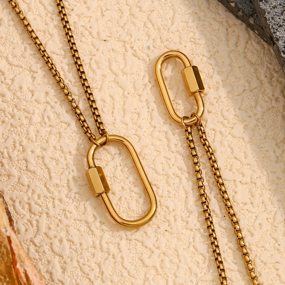 The Nexus Modern Geometric DIY Necklace by Vexa - necklace - Vexa