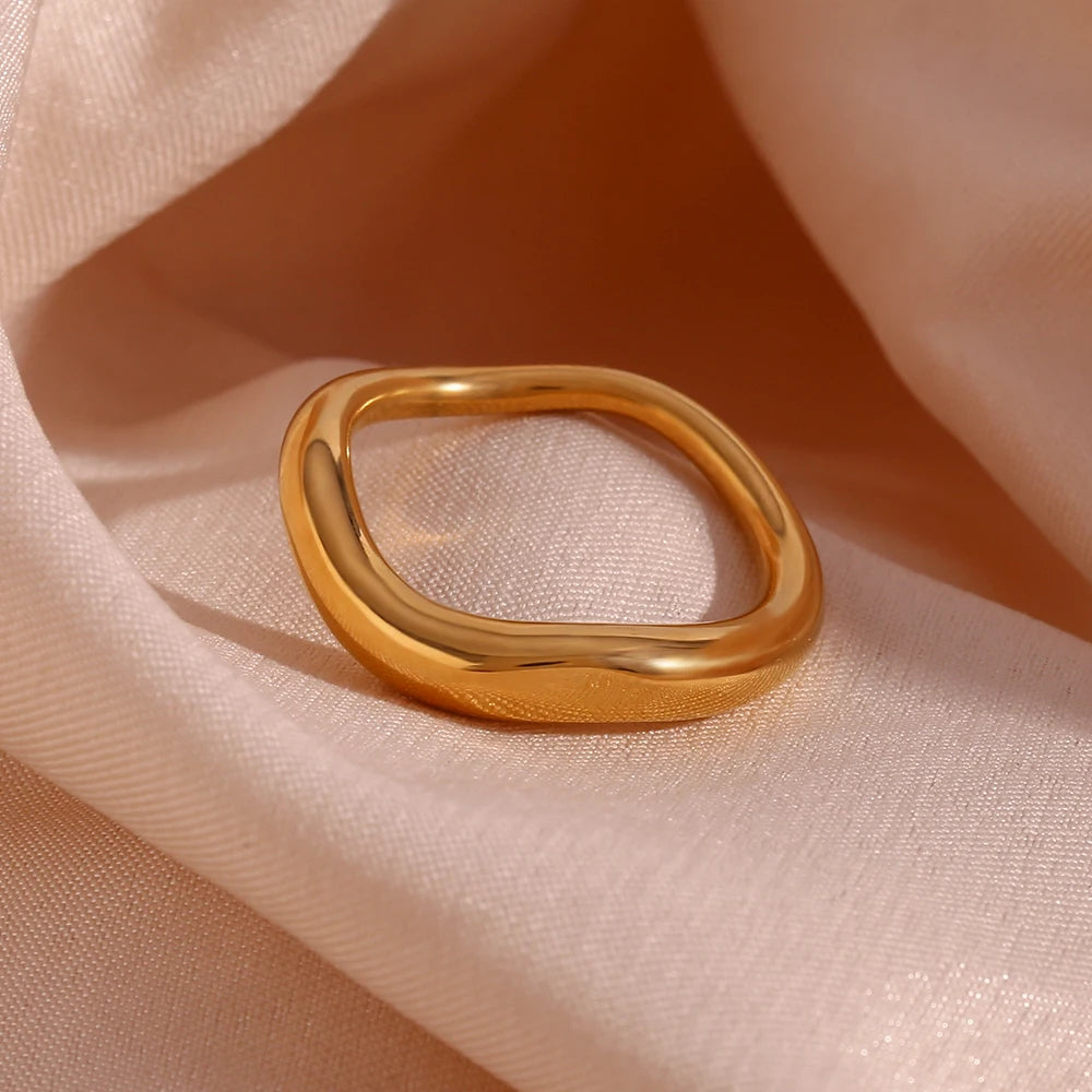 The Oceana Wave Crystal Ring by Vexa - RING - Vexa