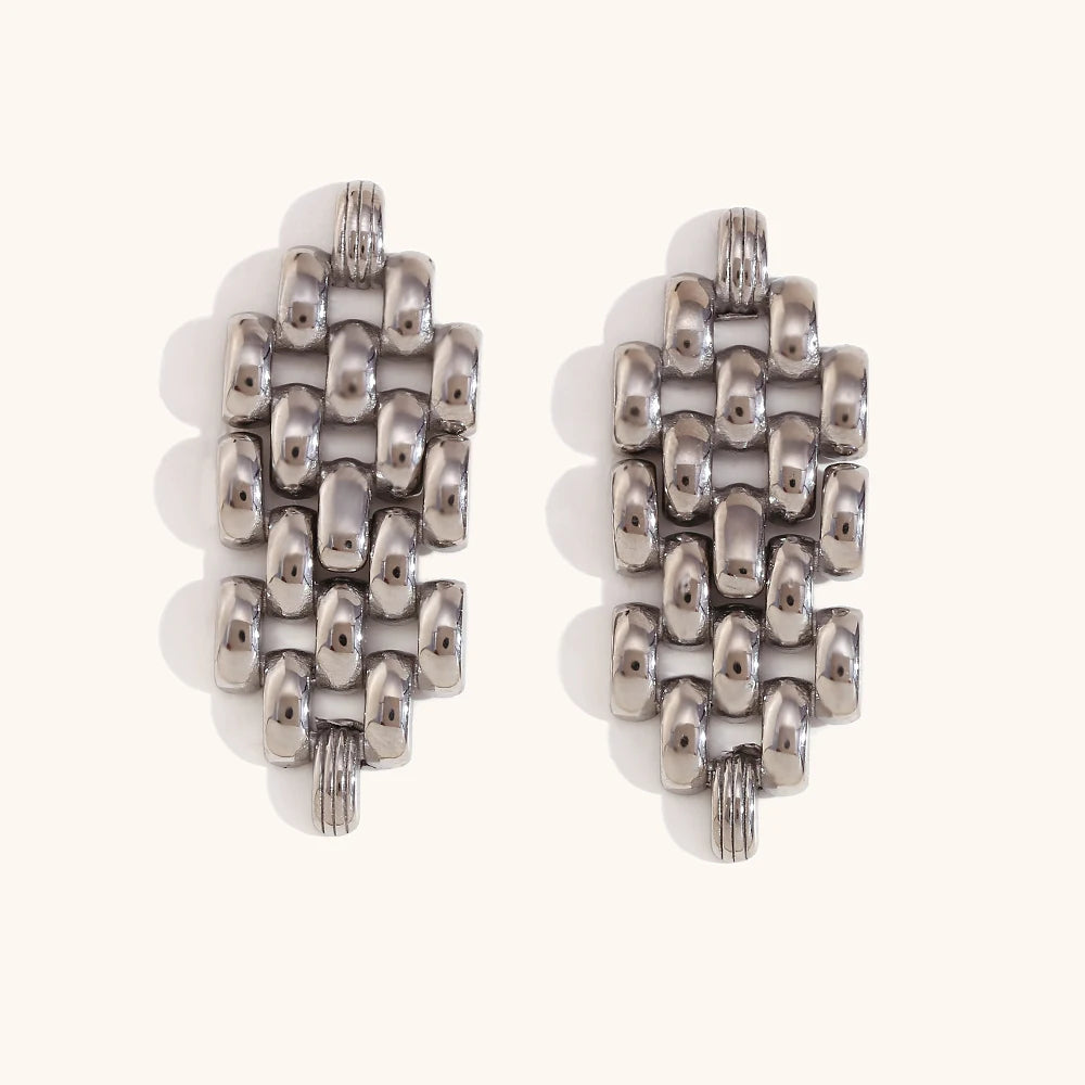 The Valora Bohemian Cast Chain Earrings by Vexa - Earring - Vexa - Silver