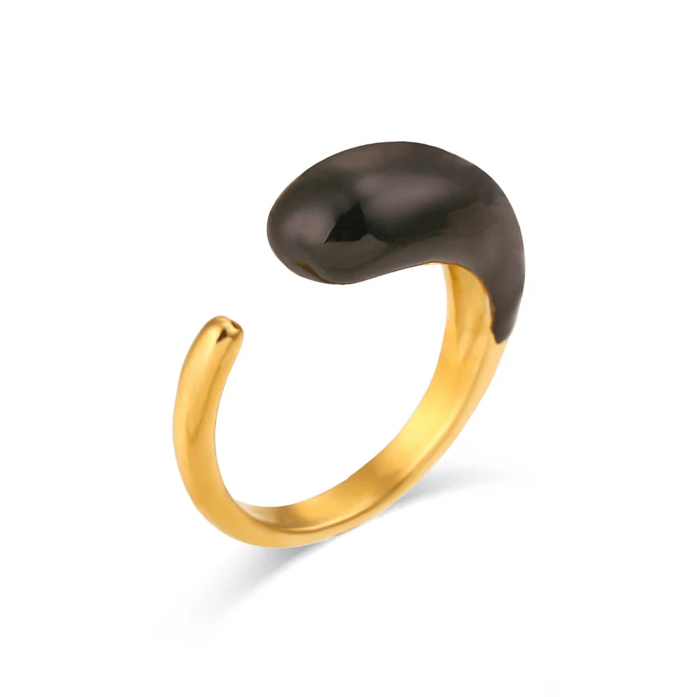 The Chroma Teardrop Enamel Ring by Vexa - RING - Vexa