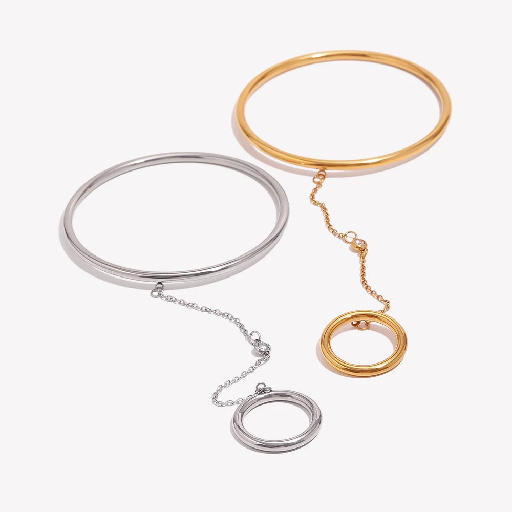 The Mirage Hand Chain Bangle by Vexa - Bracelet - Vexa
