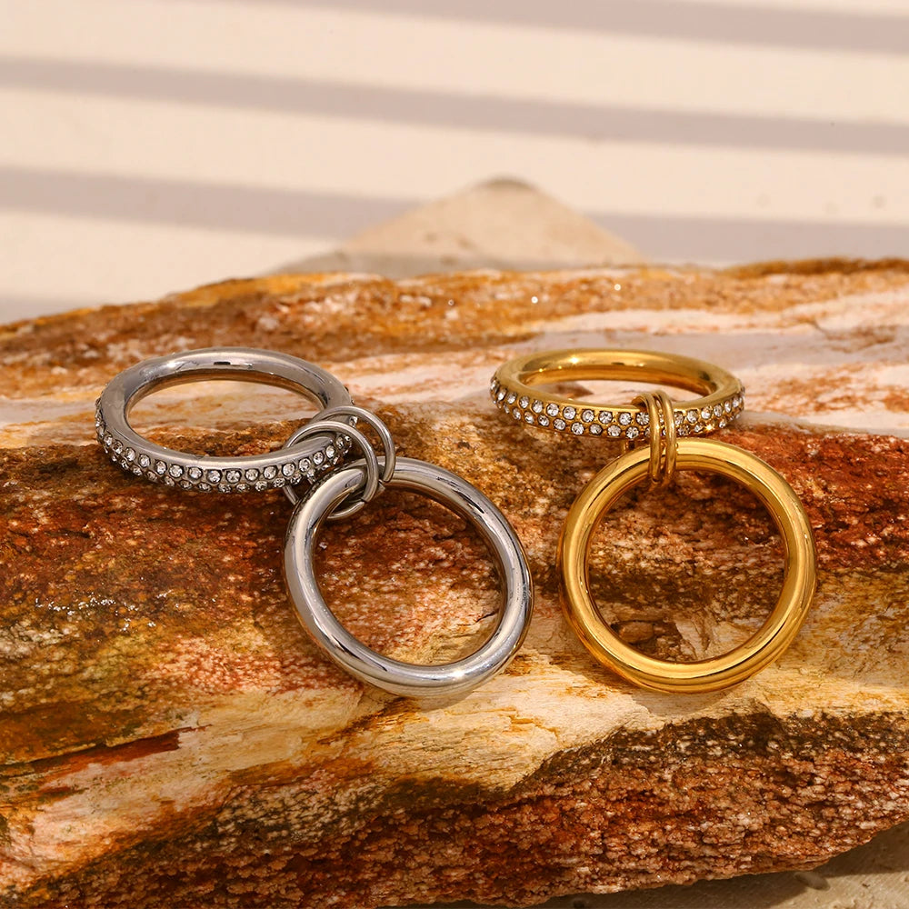 The Celeste Double Layer Ring by Vexa - RING - Vexa