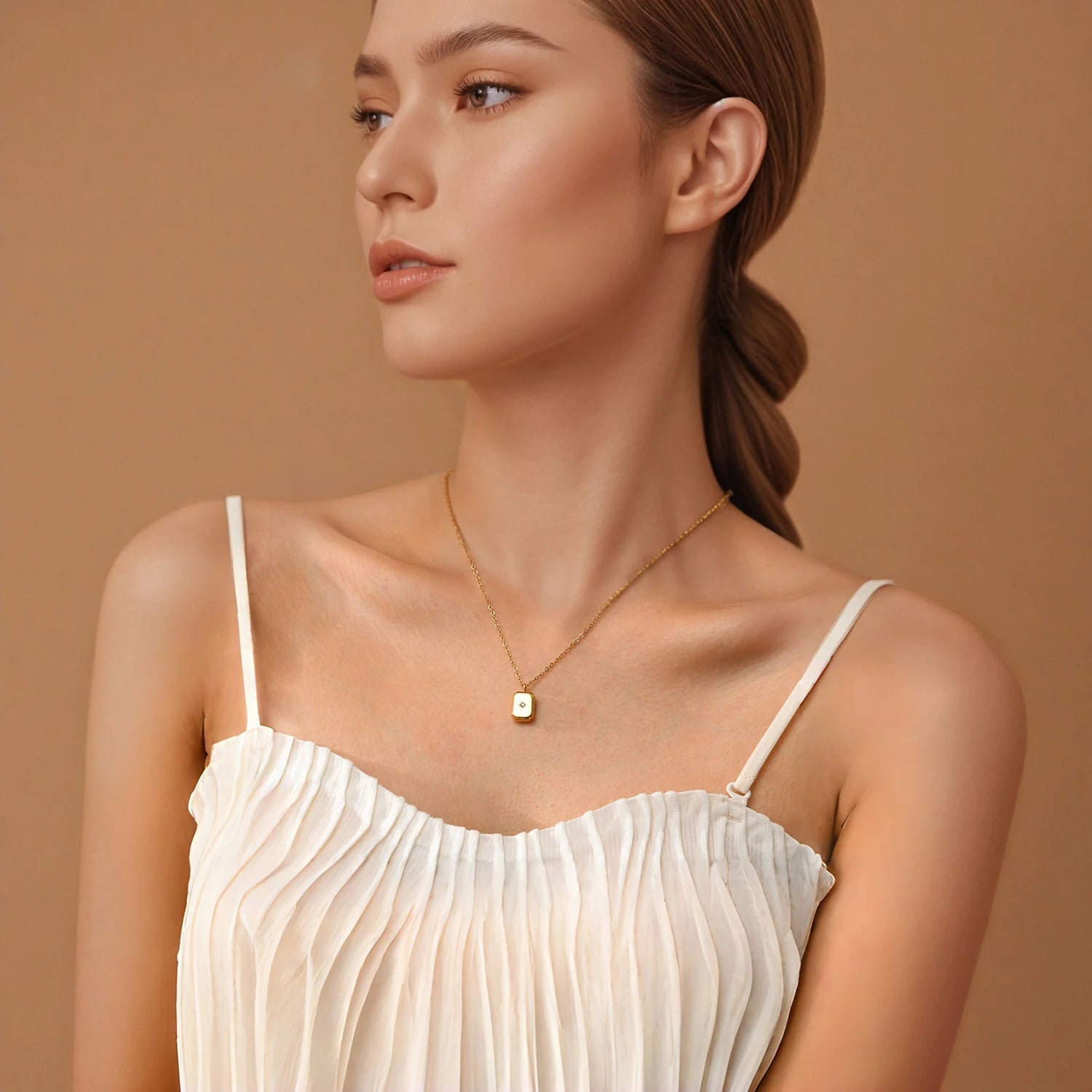 The Nova Geometric Pendant Necklace by Vexa - necklace - Vexa