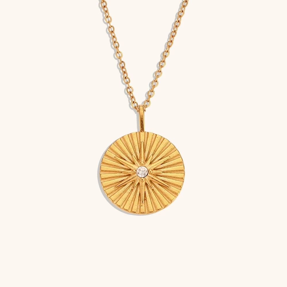 The Stella Glow Ray Pendant Necklace by Vexa - necklace - Vexa