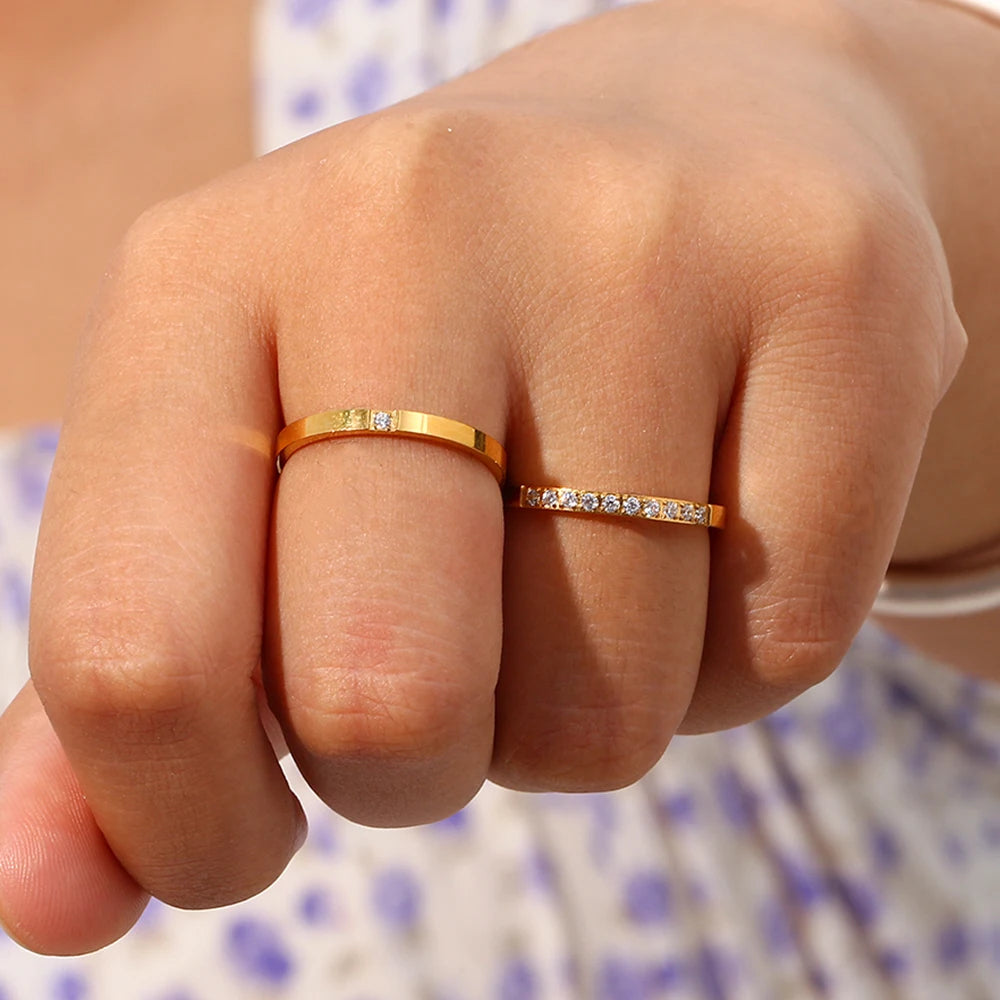 The Auralia Twin Stacking Rings by Vexa - RING - Vexa