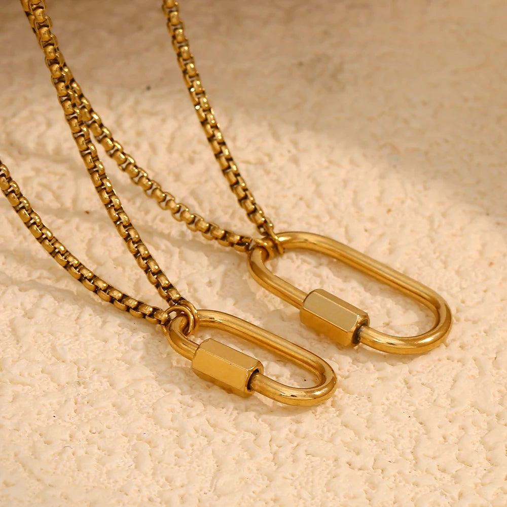 The Nexus Modern Geometric DIY Necklace by Vexa - necklace - Vexa