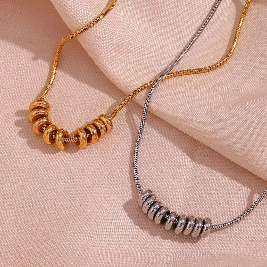 The Lumina Bead Pendant Necklace by Vexa - necklace - Vexa