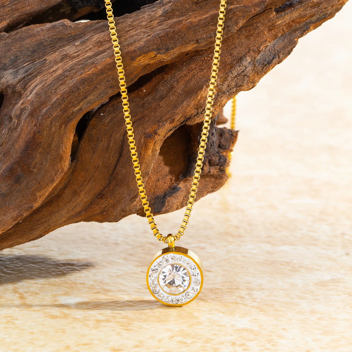 The Dazzling CZ Sparkle Pendant Necklace by Vexa - necklace - Vexa