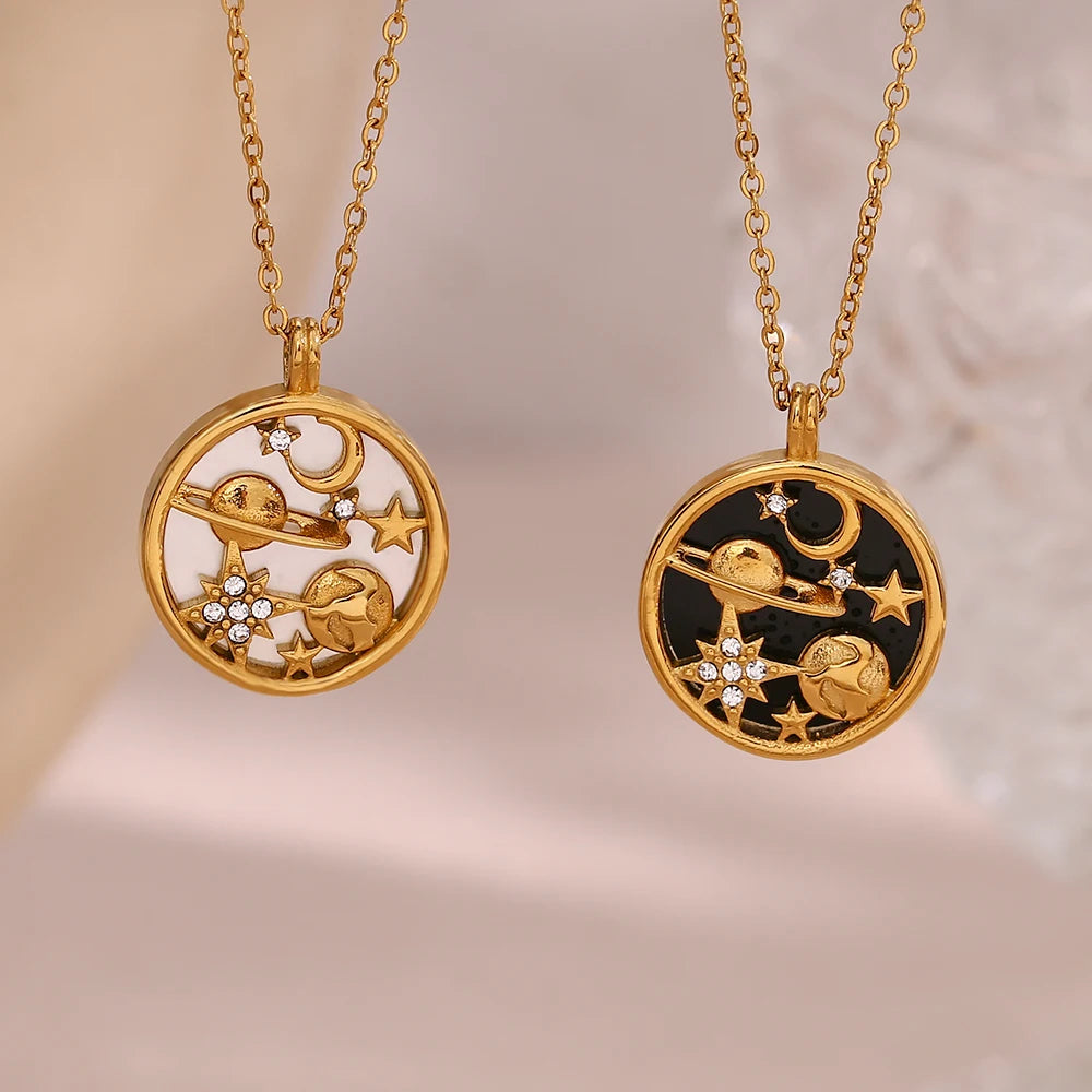 The Astra Celestial Shell Necklace by Vexa - necklace - Vexa