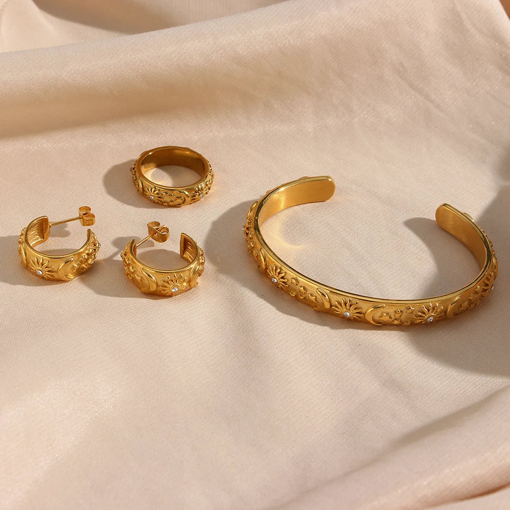 The Solstice Vintage Celestial Jewelry Set by Vexa - Jewelry Set - Vexa