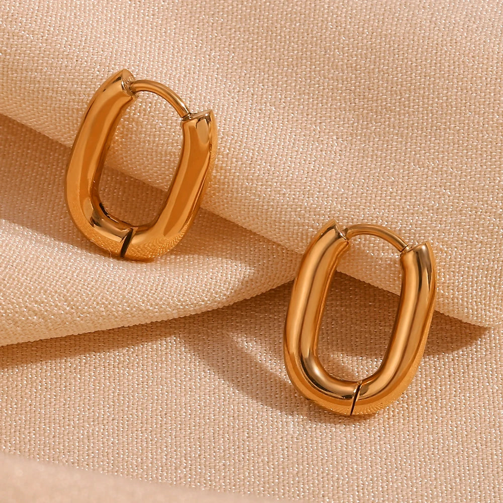 The Celeste Minimalist Hoop Earrings by Vexa - Earring - Vexa