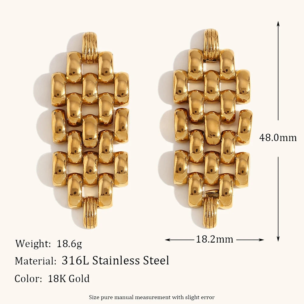 The Valora Bohemian Cast Chain Earrings by Vexa - Earring - Vexa