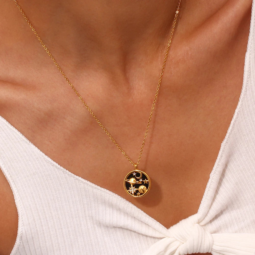 The Astra Celestial Shell Necklace by Vexa - necklace - Vexa