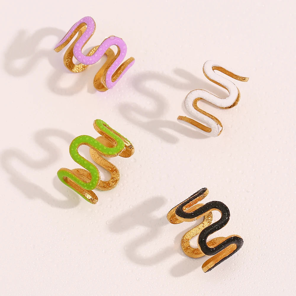 The Chroma Wave Y2K Enamel Ring by Vexa - RING - Vexa