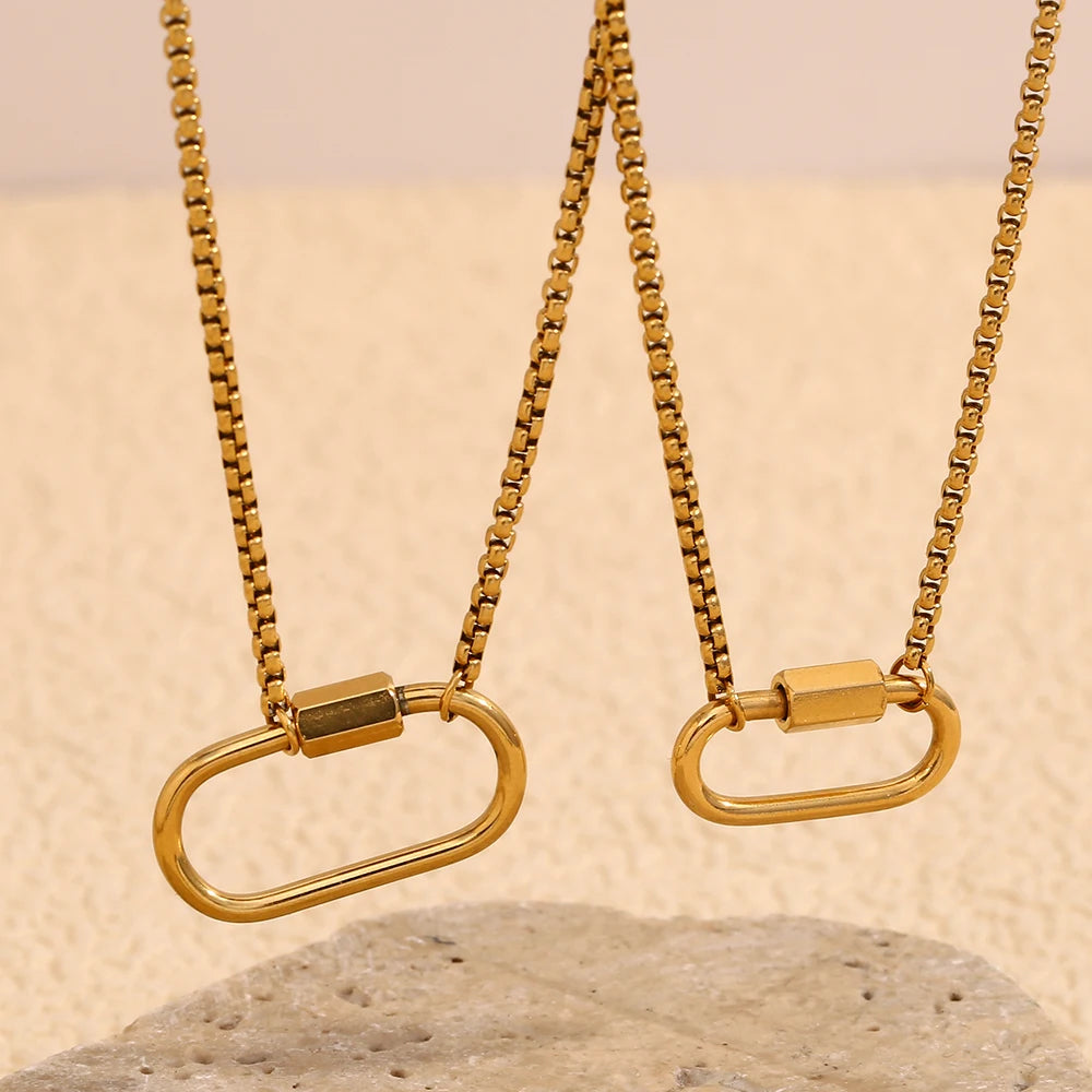 The Nexus Modern Geometric DIY Necklace by Vexa - necklace - Vexa