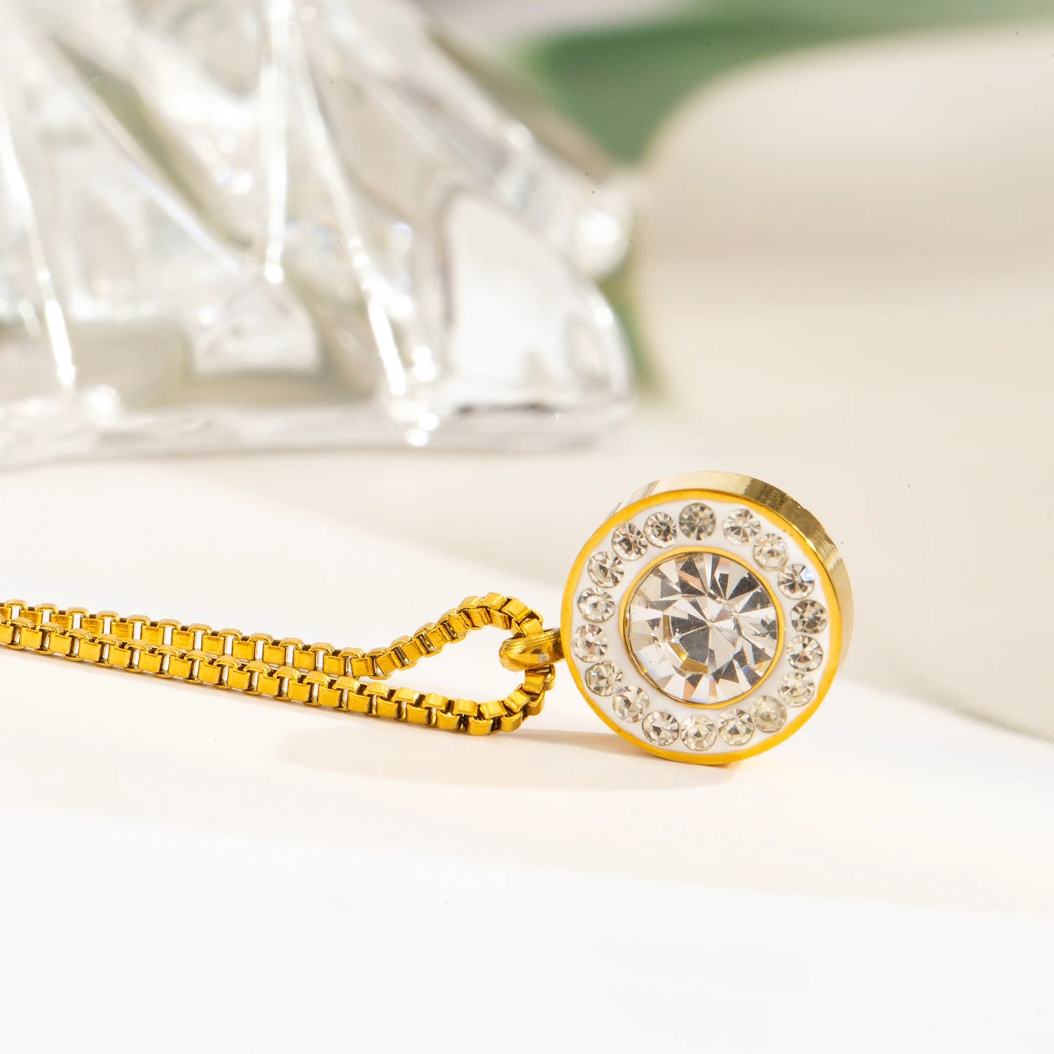 The Dazzling CZ Sparkle Pendant Necklace by Vexa - necklace - Vexa