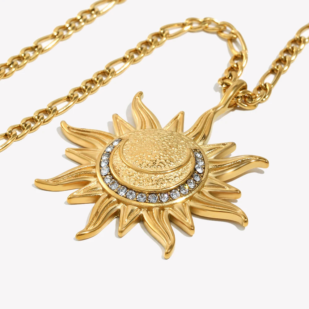 The Solstice Moon Medallion by Vexa - necklace - Vexa