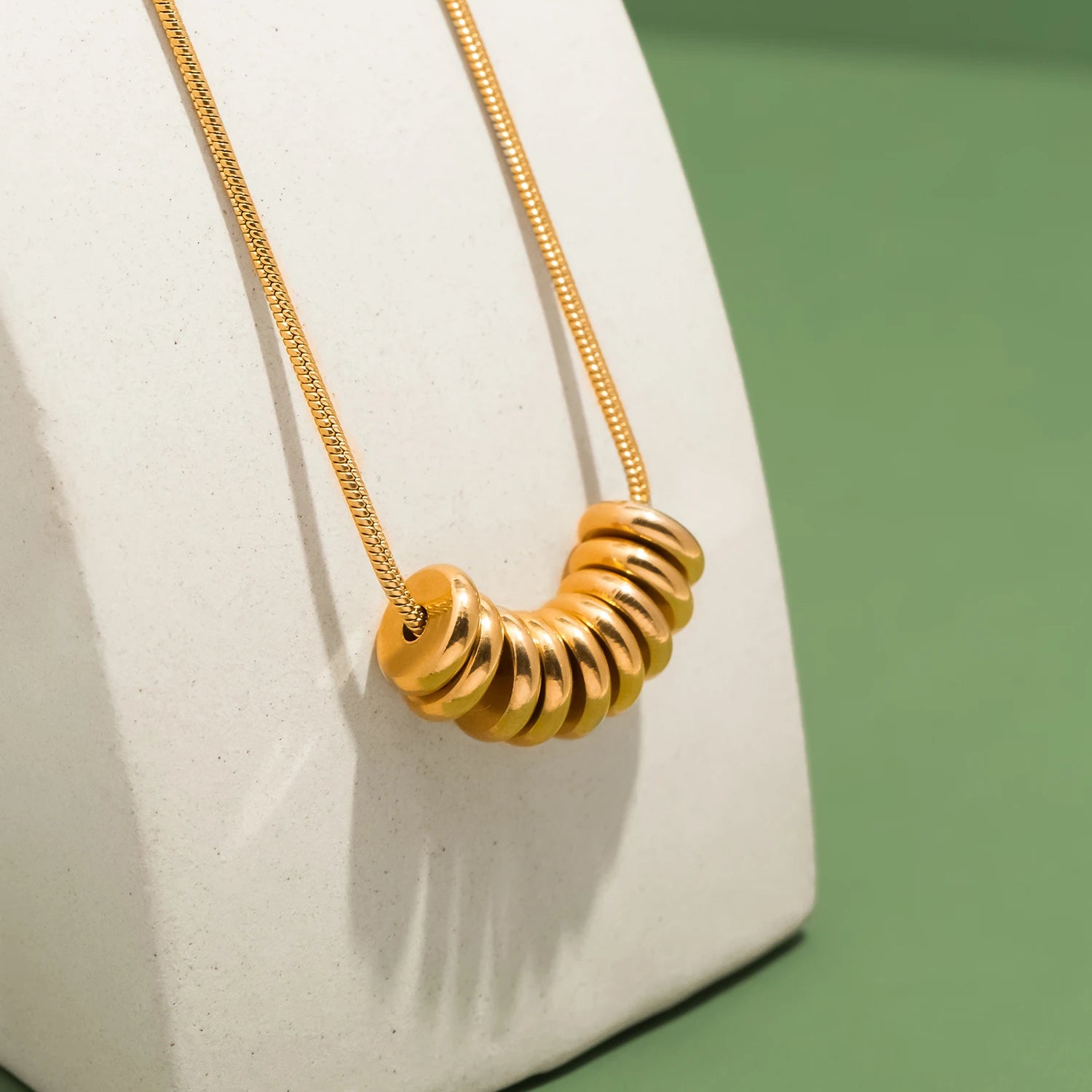 The Lumina Bead Pendant Necklace by Vexa - necklace - Vexa