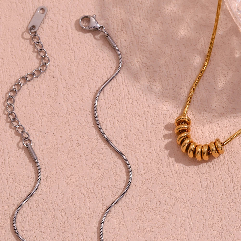 The Lumina Bead Pendant Necklace by Vexa - necklace - Vexa