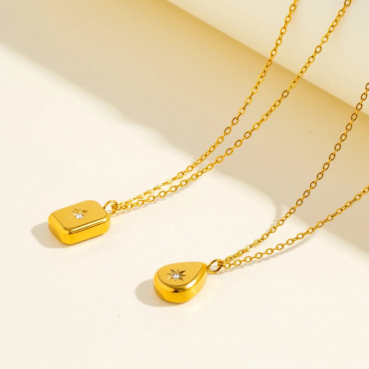 The Nova Geometric Pendant Necklace by Vexa - necklace - Vexa
