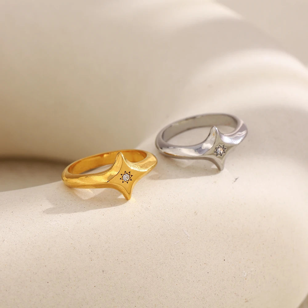 The Nova Star Zircon Ring by Vexa - RING - Vexa