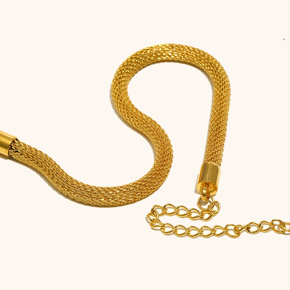 The Aurelia Round Mesh Chain Bracelet by Vexa - Bracelet - Vexa