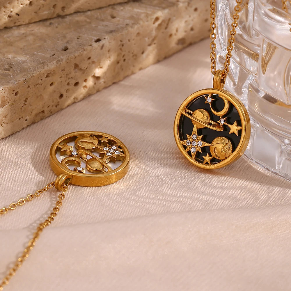 The Astra Celestial Shell Necklace by Vexa - necklace - Vexa