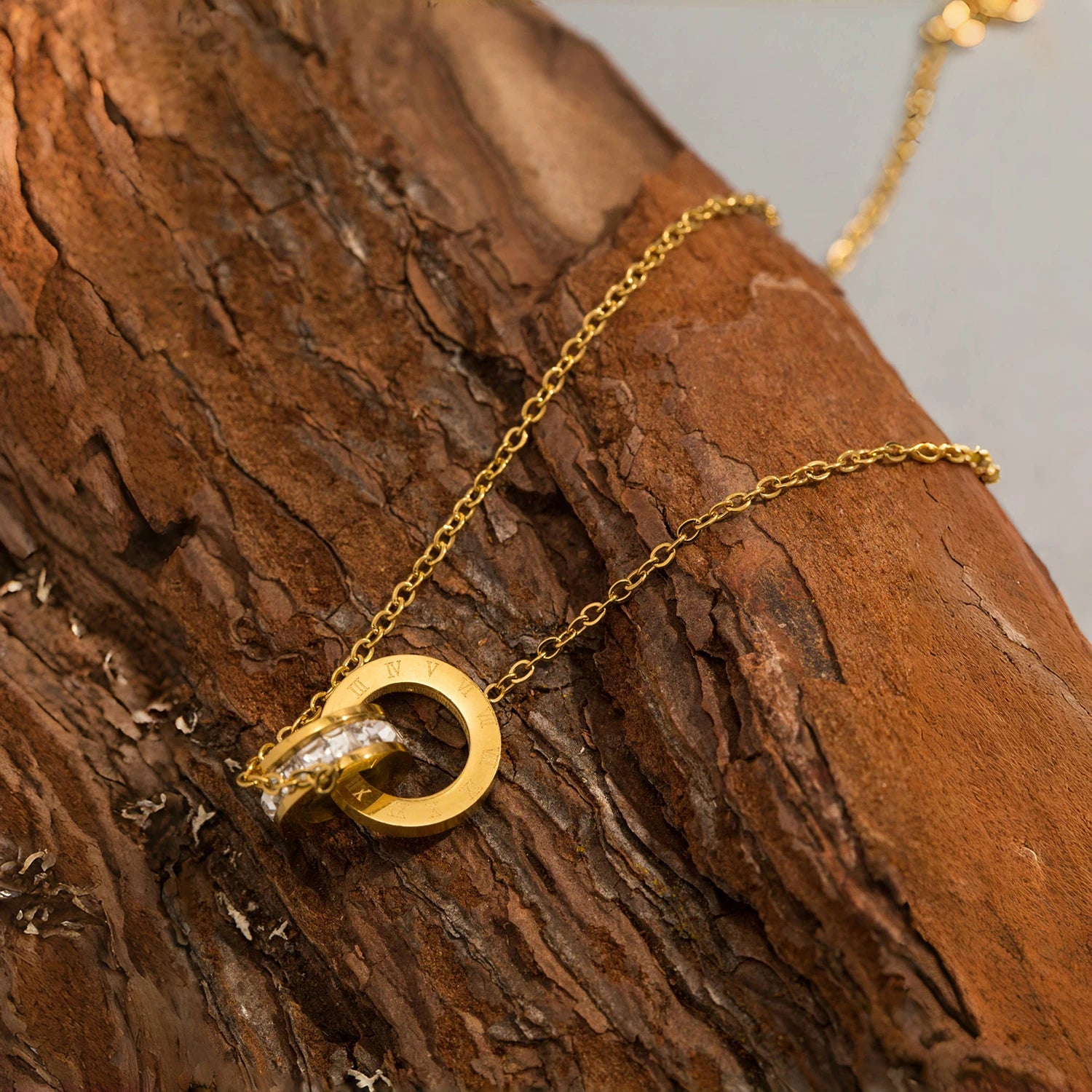 The Vintage Roman Numeral Ferrule Necklace by Vexa - necklace - Vexa