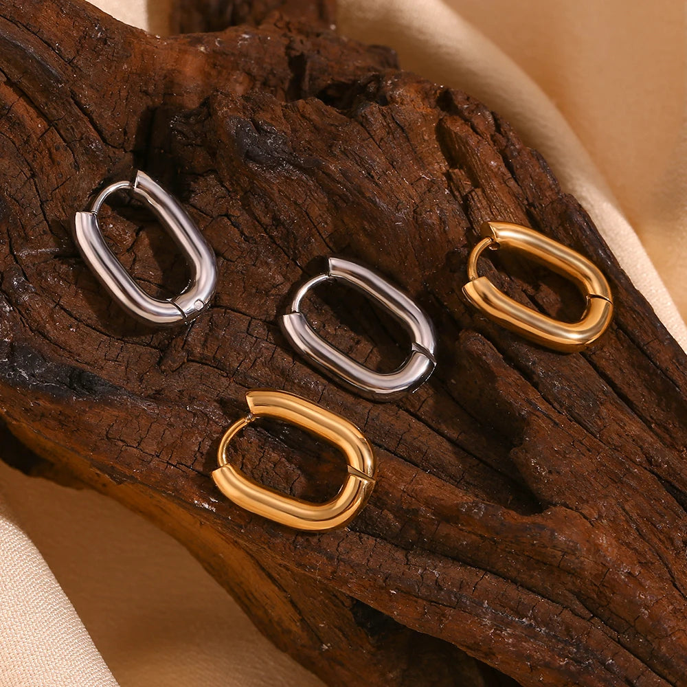 The Celeste Minimalist Hoop Earrings by Vexa - Earring - Vexa