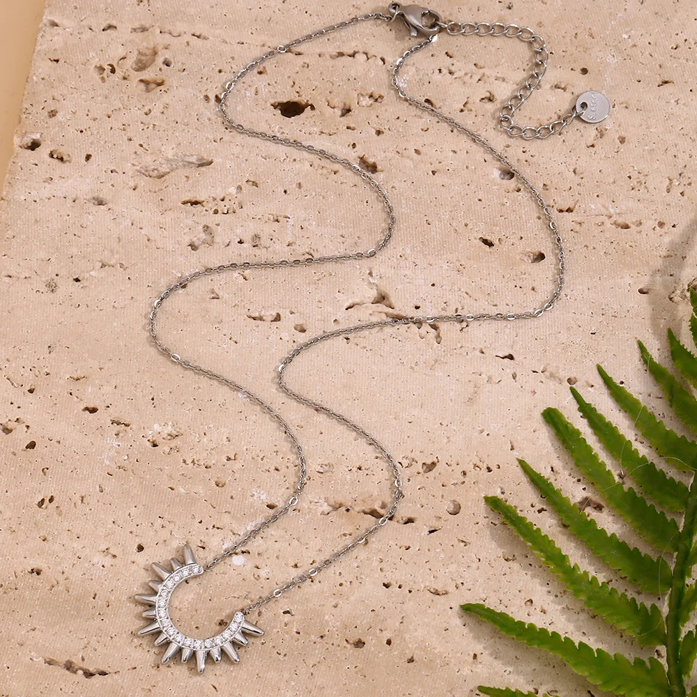 The Dynasty Crest Necklace by Vexa - necklace - Vexa - Silver