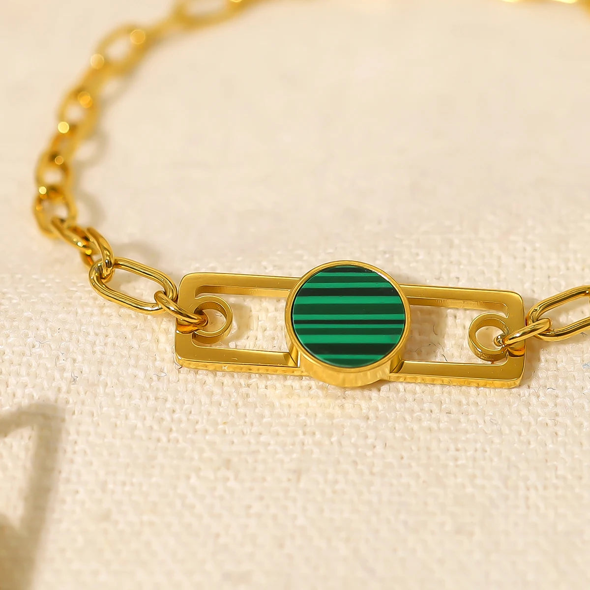 The Verdant Malachite Charm Jewelry Set by Vexa - Jewelry Set - Vexa